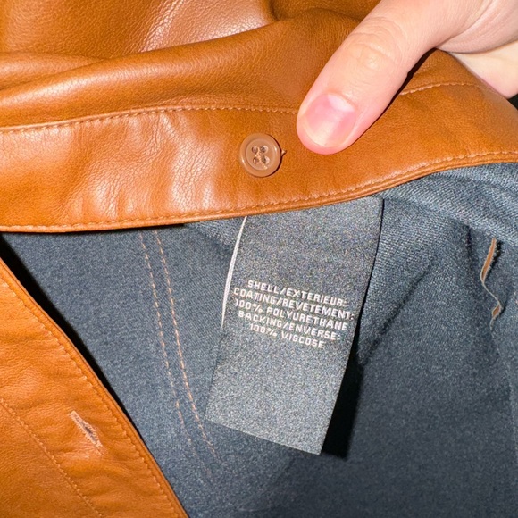 BAGATELLE Collection Faux Leather Shacket - Picture 11 of 13